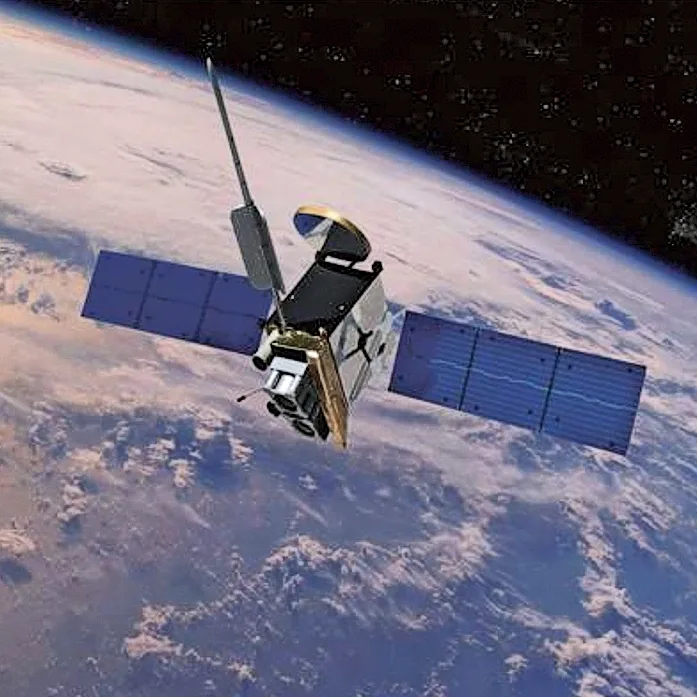 衛星在軌運行概念圖。